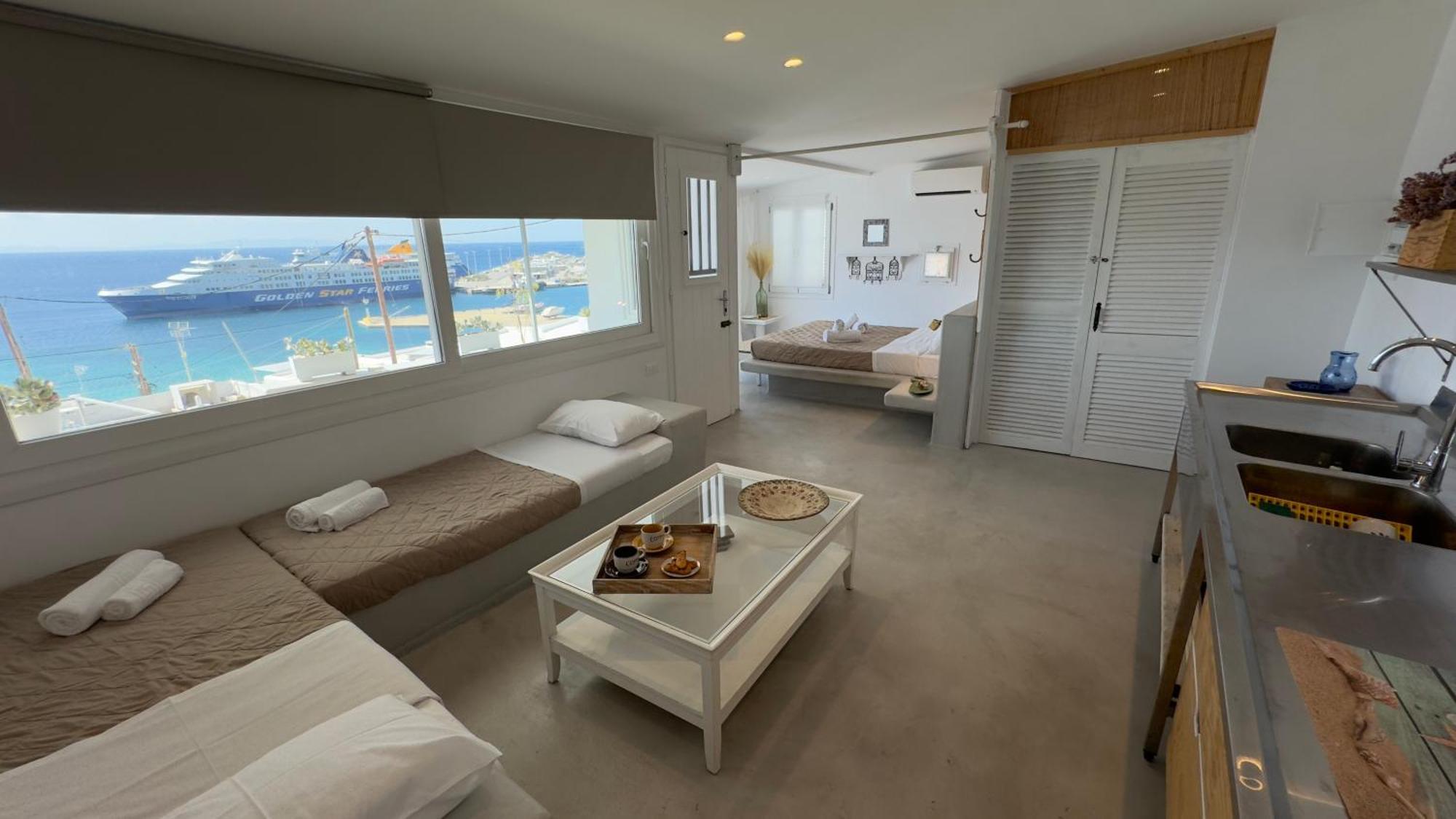 Mykonos Nests - Sea View Escape Apartment Tourlos
